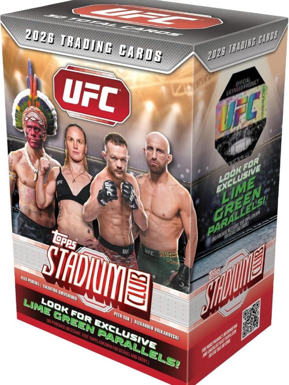 2026 UFC Stadium Club Value Box - Factory Sealed Collectible Trading Cards